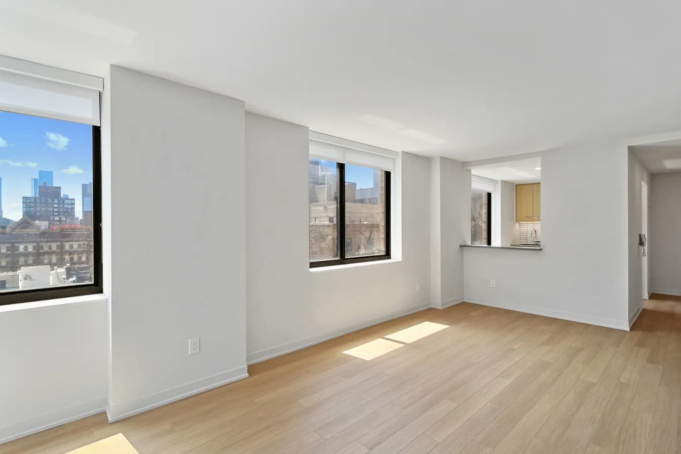 One Columbus Place 1 Columbus Place #S16B, Manhattan, NY 10019 apartment_living_room 1