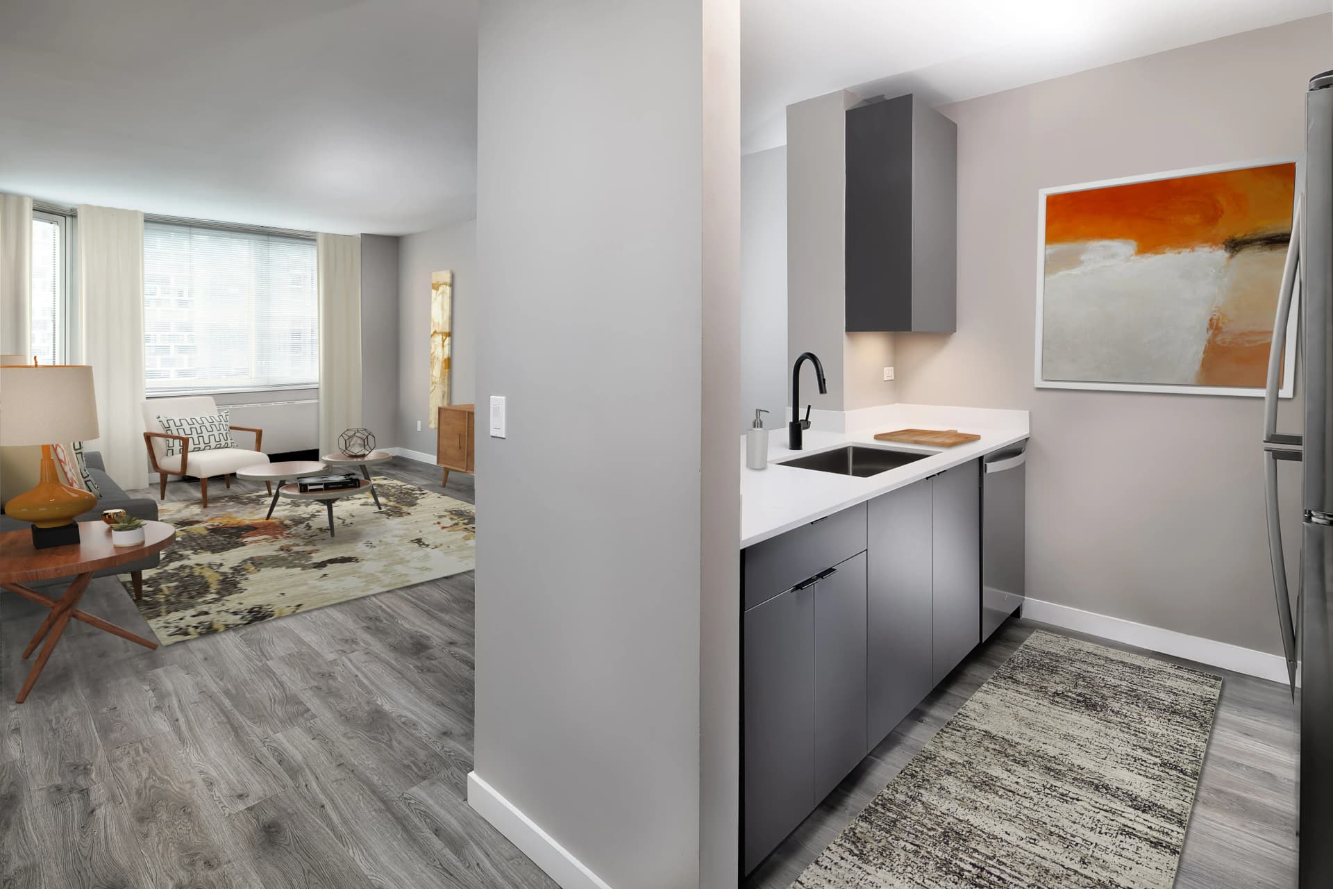 Avalon Midtown West 826 8 Avenue #14J, Manhattan, NY 10019 apartment_kitchen 1