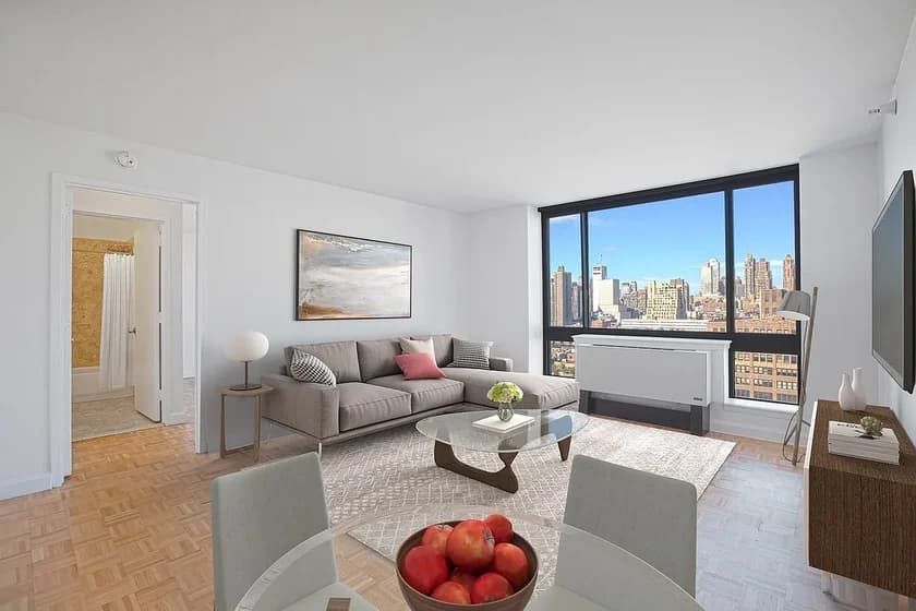 520 West 43 Street #34B, Manhattan, NY 10036 apartment_living_room 1