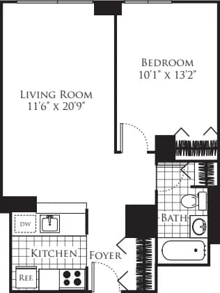 305 West 50 Street #25K, Manhattan, NY 10019 - Image 1
