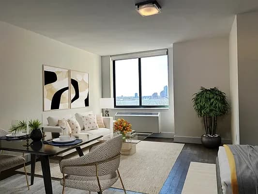 70 Battery Place #501, Manhattan, NY 10280 apartment_living_room 1