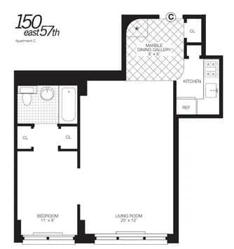 150 East 57 Street #8C, Manhattan, NY 10022
