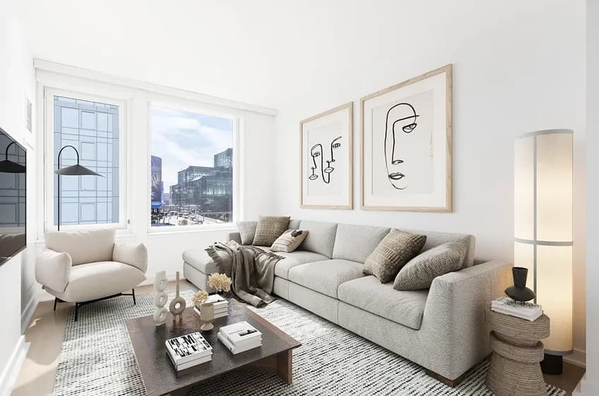 River Place 650 West 42 Street #3909, Manhattan, NY 10036 apartment_living_room 1