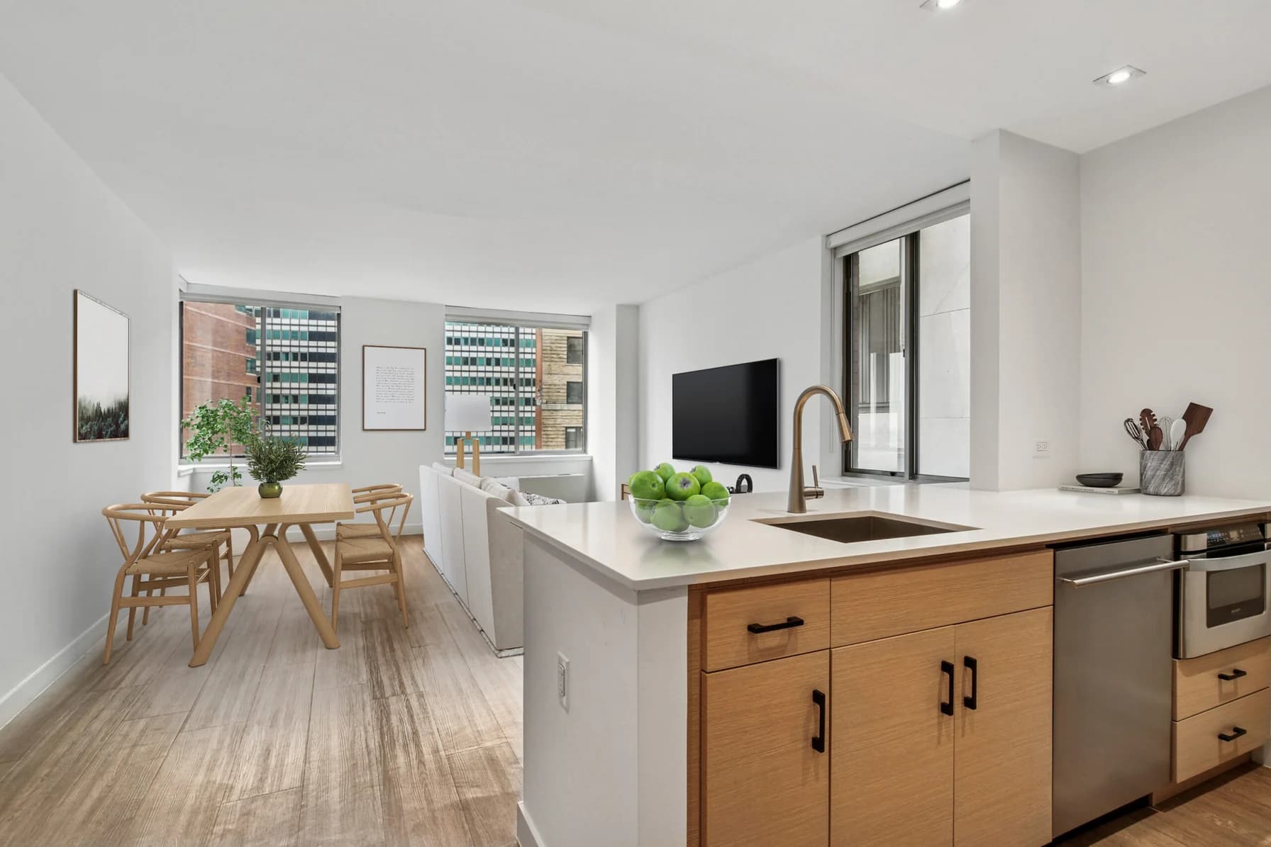 15 Cliff Street #0-19F, Manhattan, NY 10038 apartment_kitchen 1
