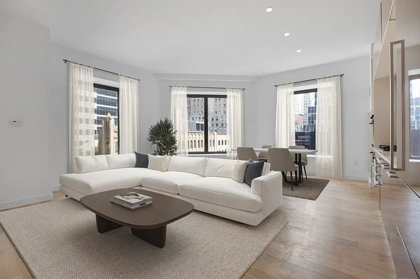 75 Wall Street #19-M, Manhattan, NY 10005 apartment_living_room 1