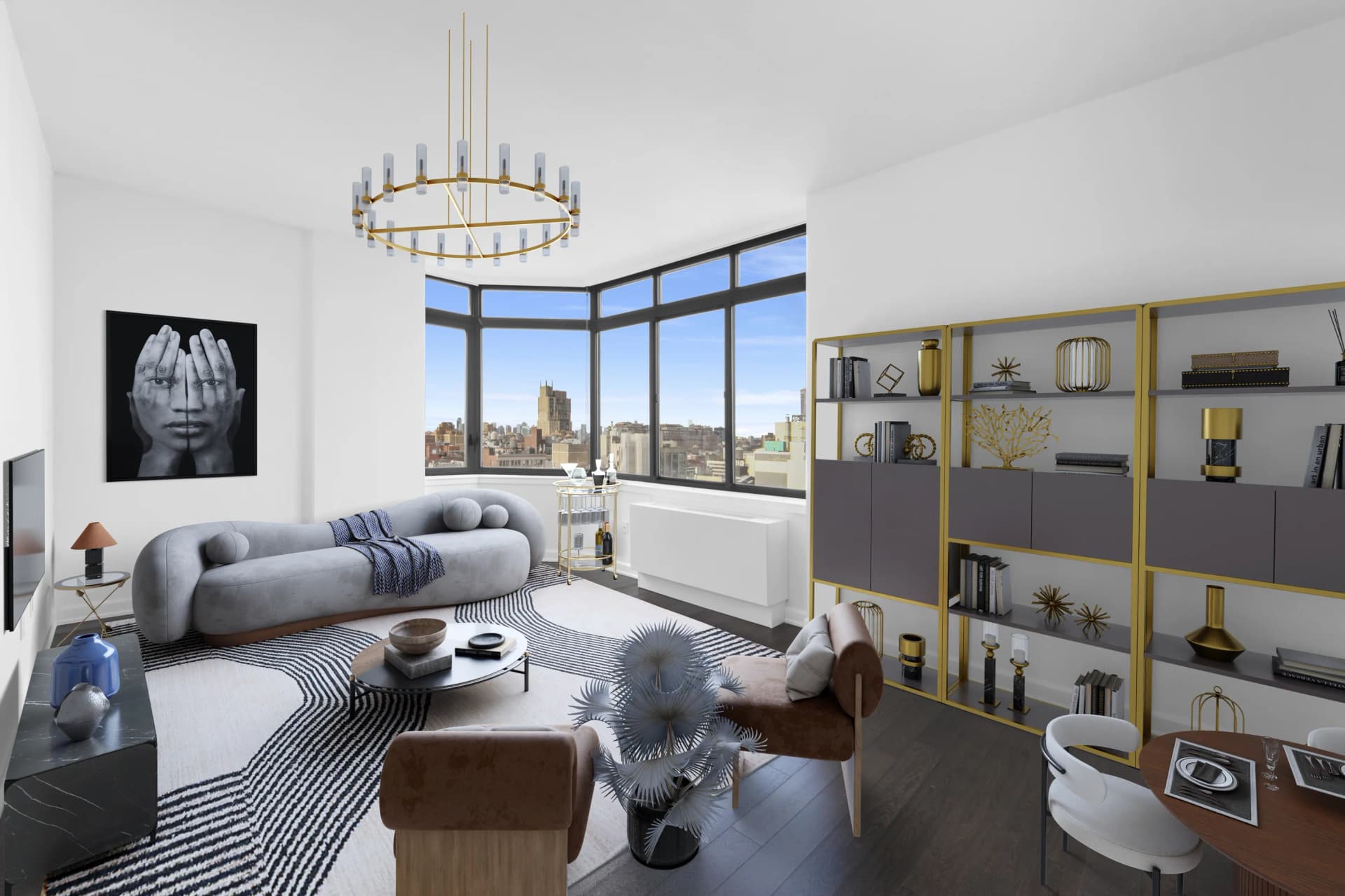 77 W 24 St #15C, Manhattan, NY 10010 apartment_living_room 1