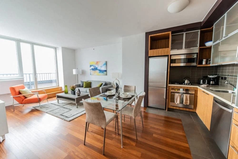 610 West 42 Street #N34J, Manhattan, NY 10036 apartment_living_room 1