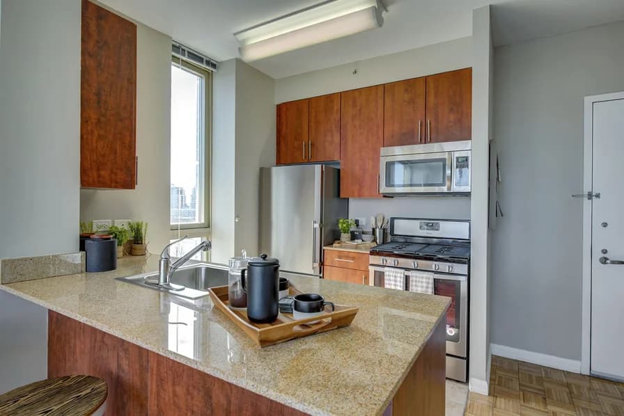 The Octagon 888 Main Street #0818, Manhattan, NY 10044 apartment_kitchen 1