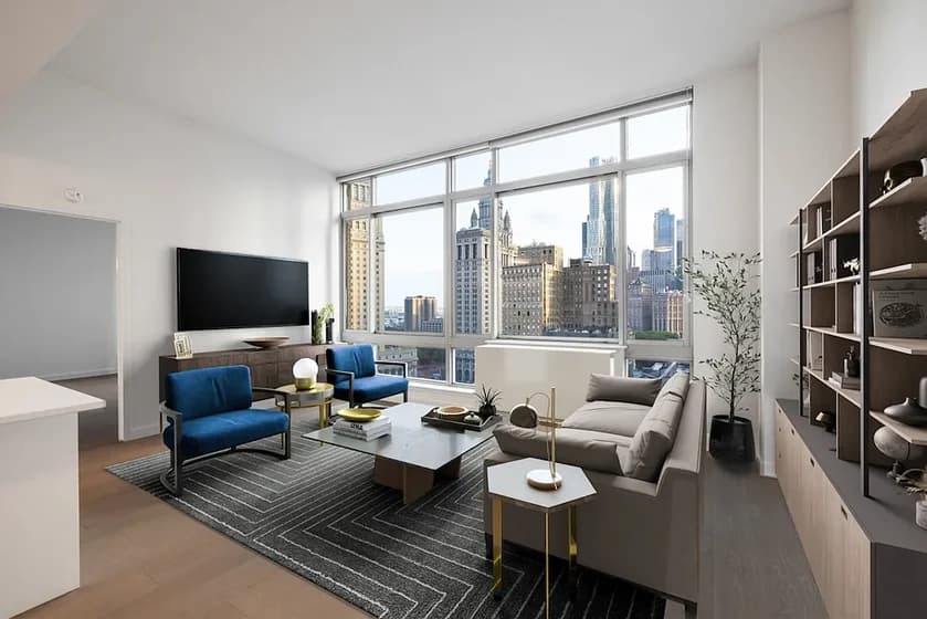 111 Worth Street #18M, Manhattan, NY 10013 apartment_living_room 1