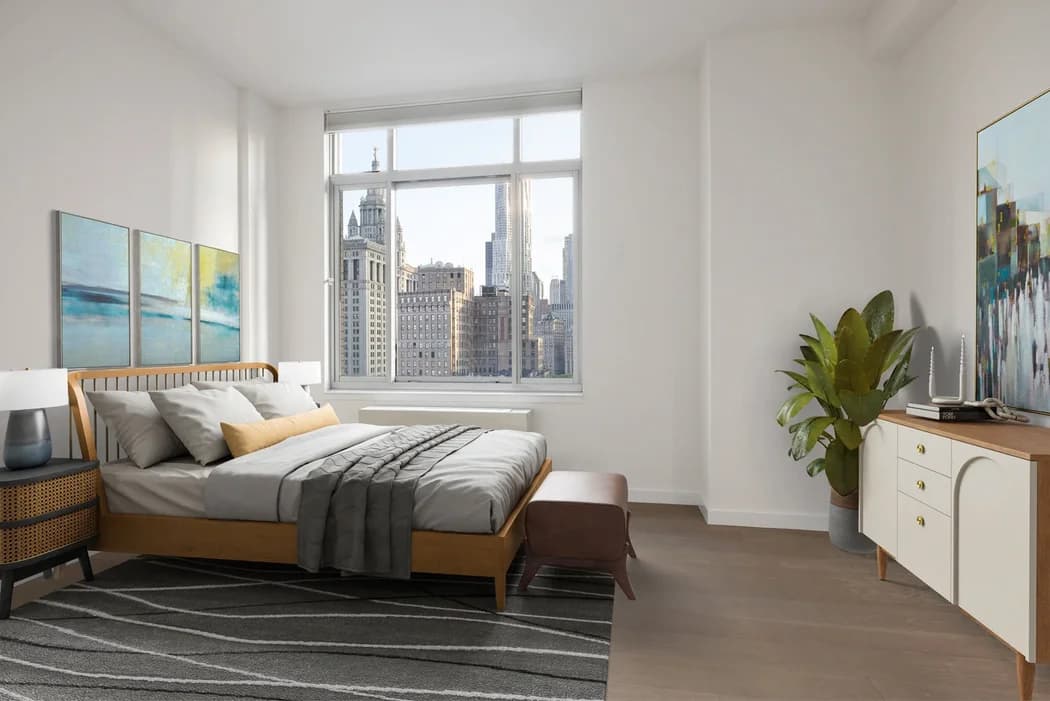 111 Worth Street #20E, Manhattan, NY 10013 apartment_bedroom_room 1