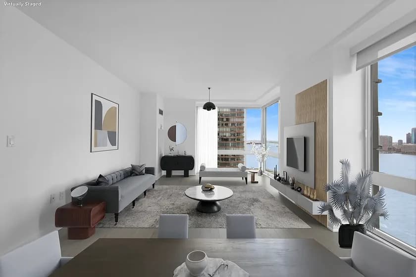 211 North End Avenue #23E, Manhattan, NY 10282 apartment_living_room 1