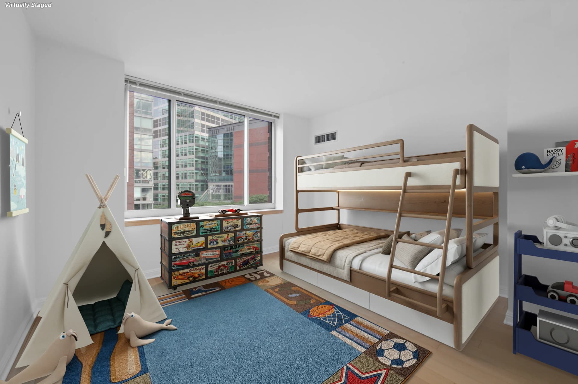 211 North End Avenue #8L, Manhattan, NY 10282 apartment_bedroom_room 1