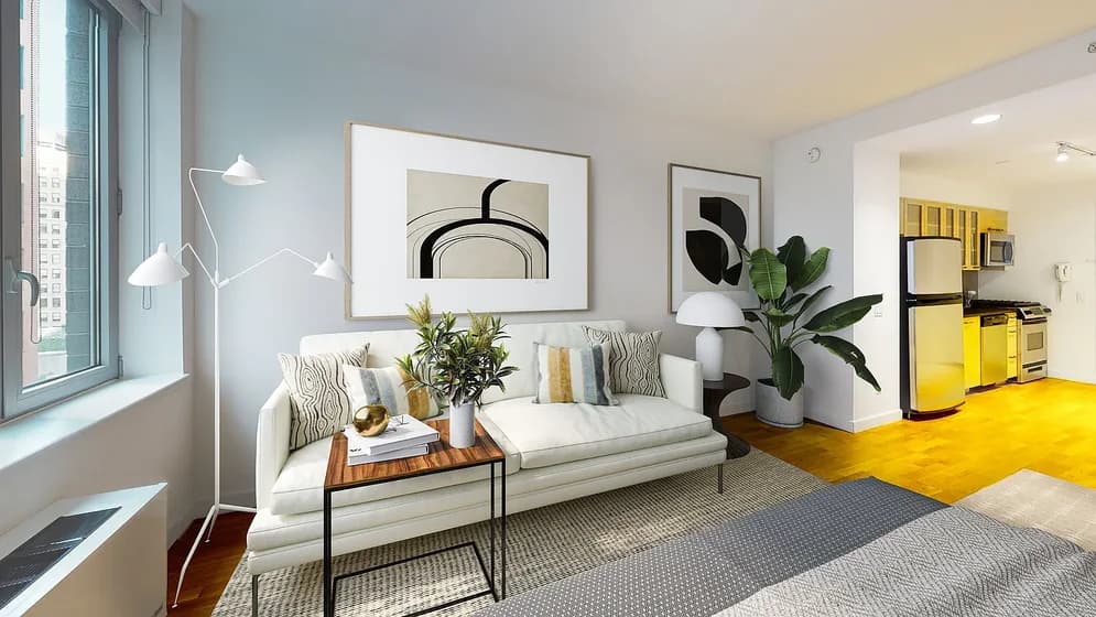 88 Leonard Street #1408, Manhattan, NY 10013 apartment_living_room 1