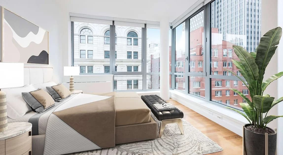 88 Leonard Street #1409, Manhattan, NY 10013 apartment_bedroom_room 1