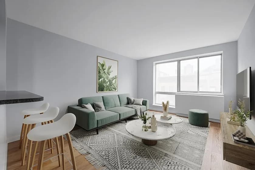 520 West 48 Street #2N, Manhattan, NY 10036 apartment_living_room 1