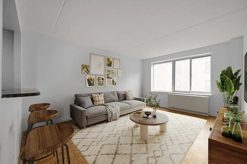 520 West 48 Street #7L, Manhattan, NY 10036 apartment_living_room 1