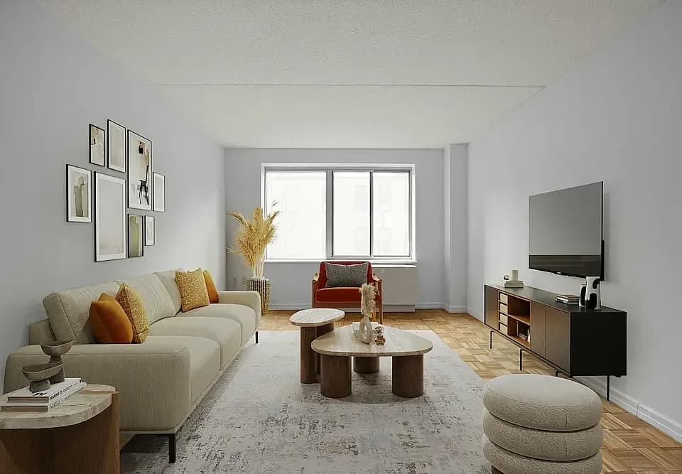 520 West 48 Street #7M, Manhattan, NY 10036 apartment_living_room 1