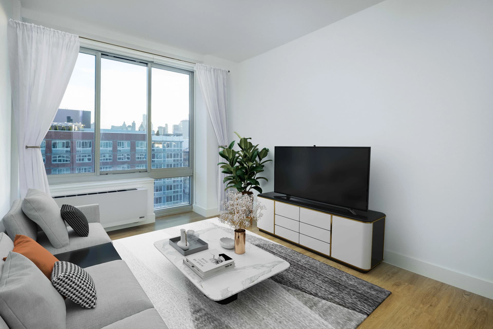 11 East 1 Street #205, Manhattan, NY 10003 apartment_living_room 1