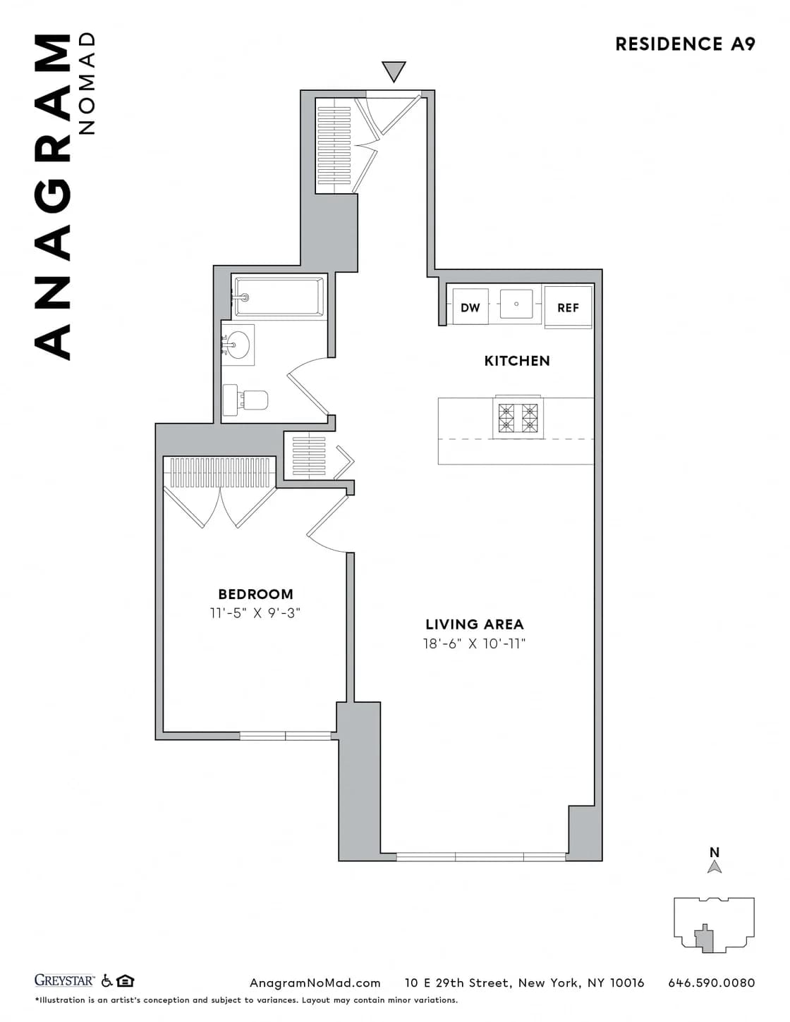 10 East 29 Street #07F, Manhattan, NY 10016 apartment_floor_plan 1