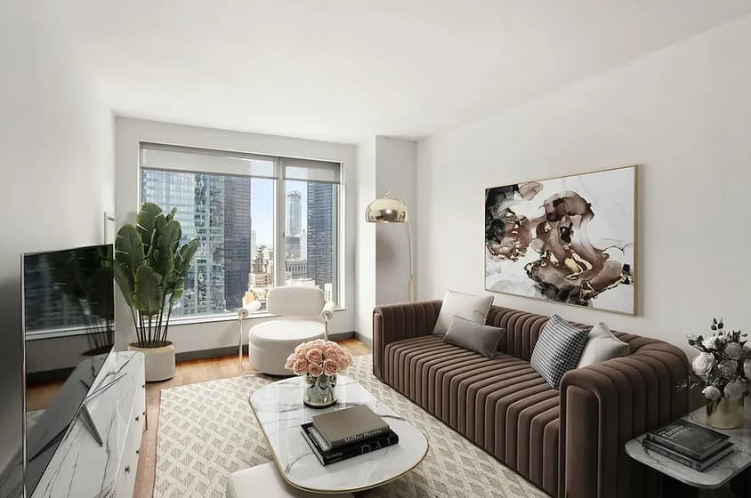 8 Spruce Street #16K, New York, NY 10038 apartment_living_room 1