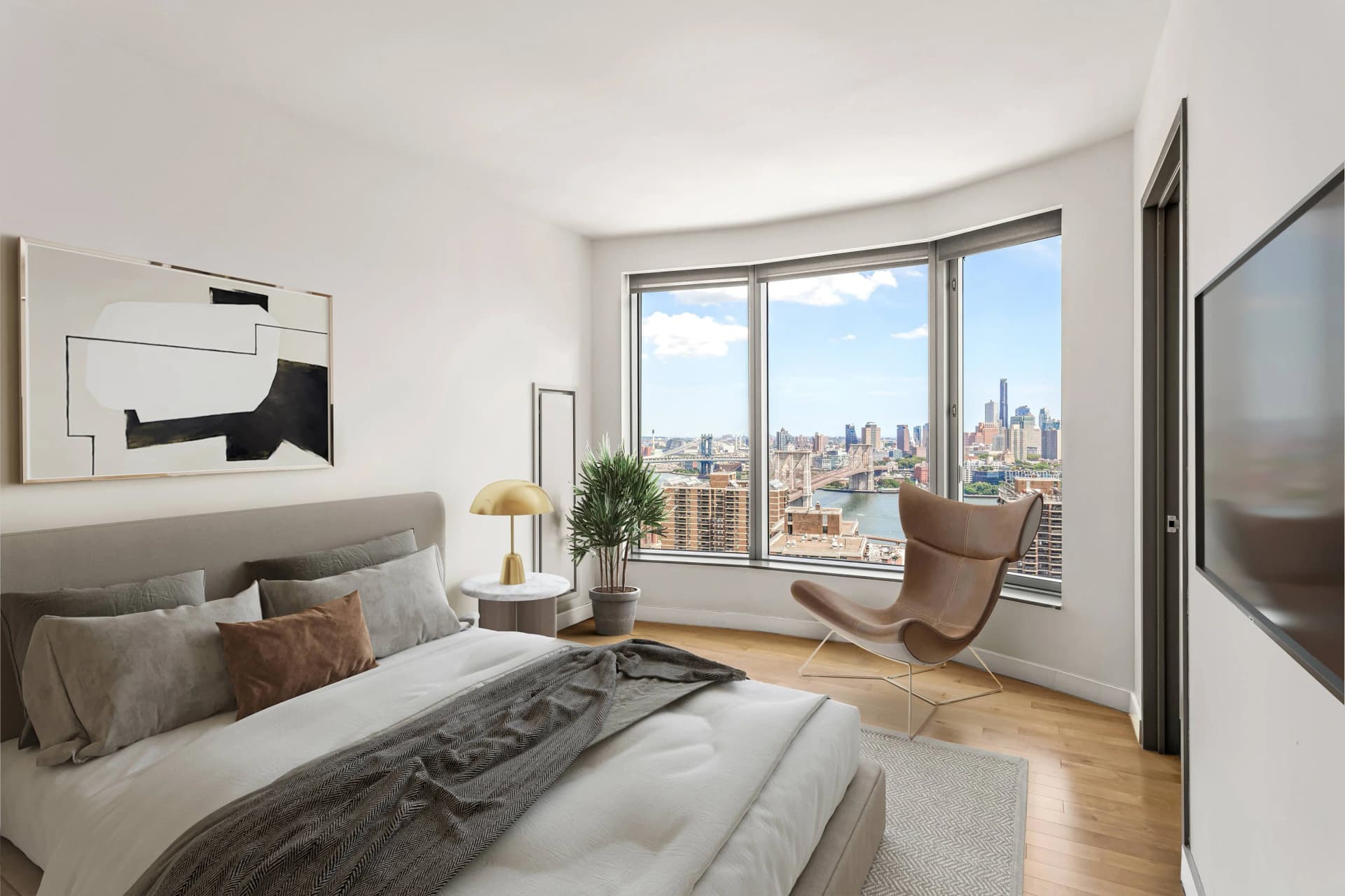 8 Spruce Street #38J, New York, NY 10038 apartment_bedroom_room 1