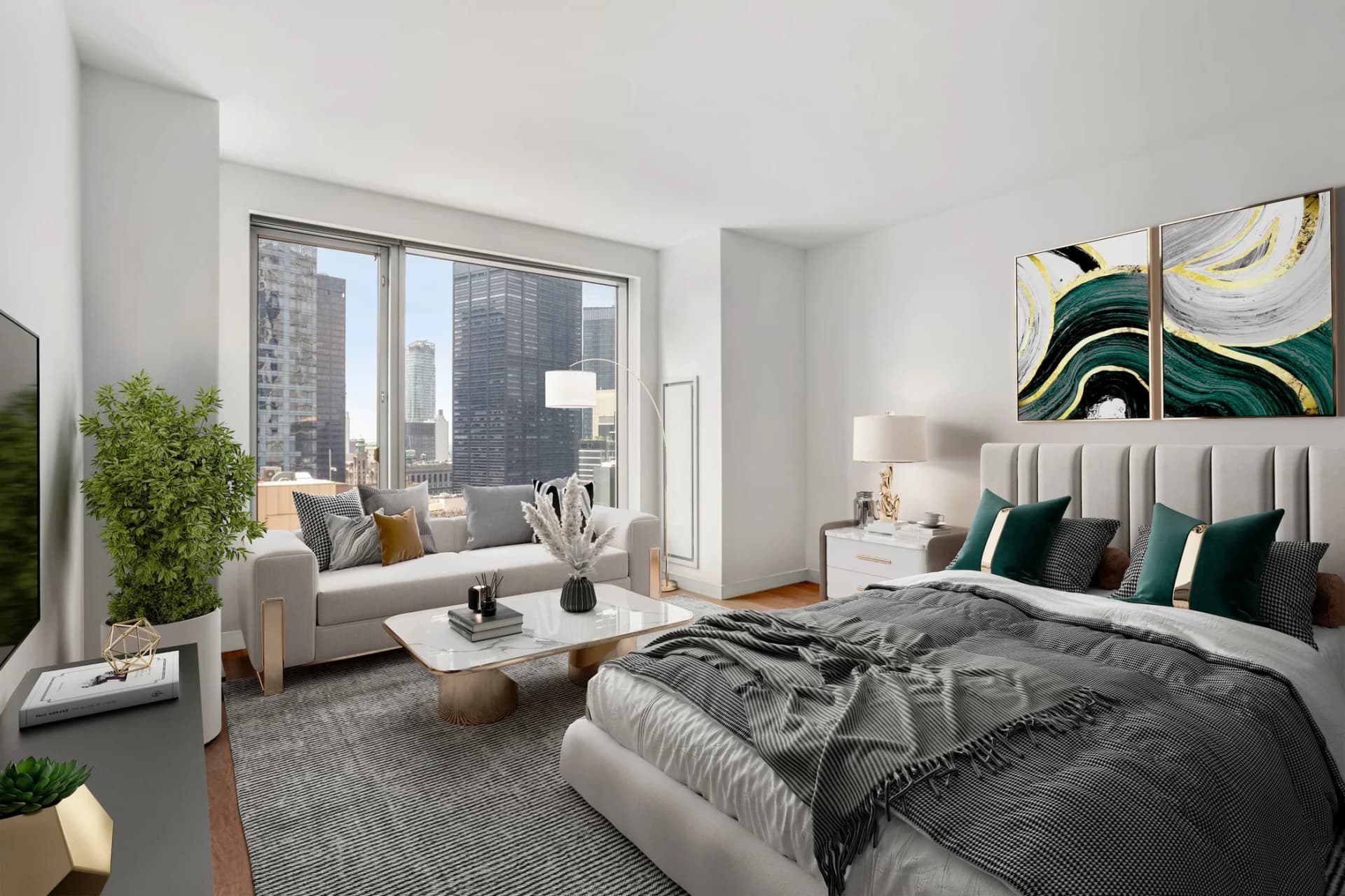 8 Spruce Street #38K, New York, NY 10038 apartment_bedroom_room 1