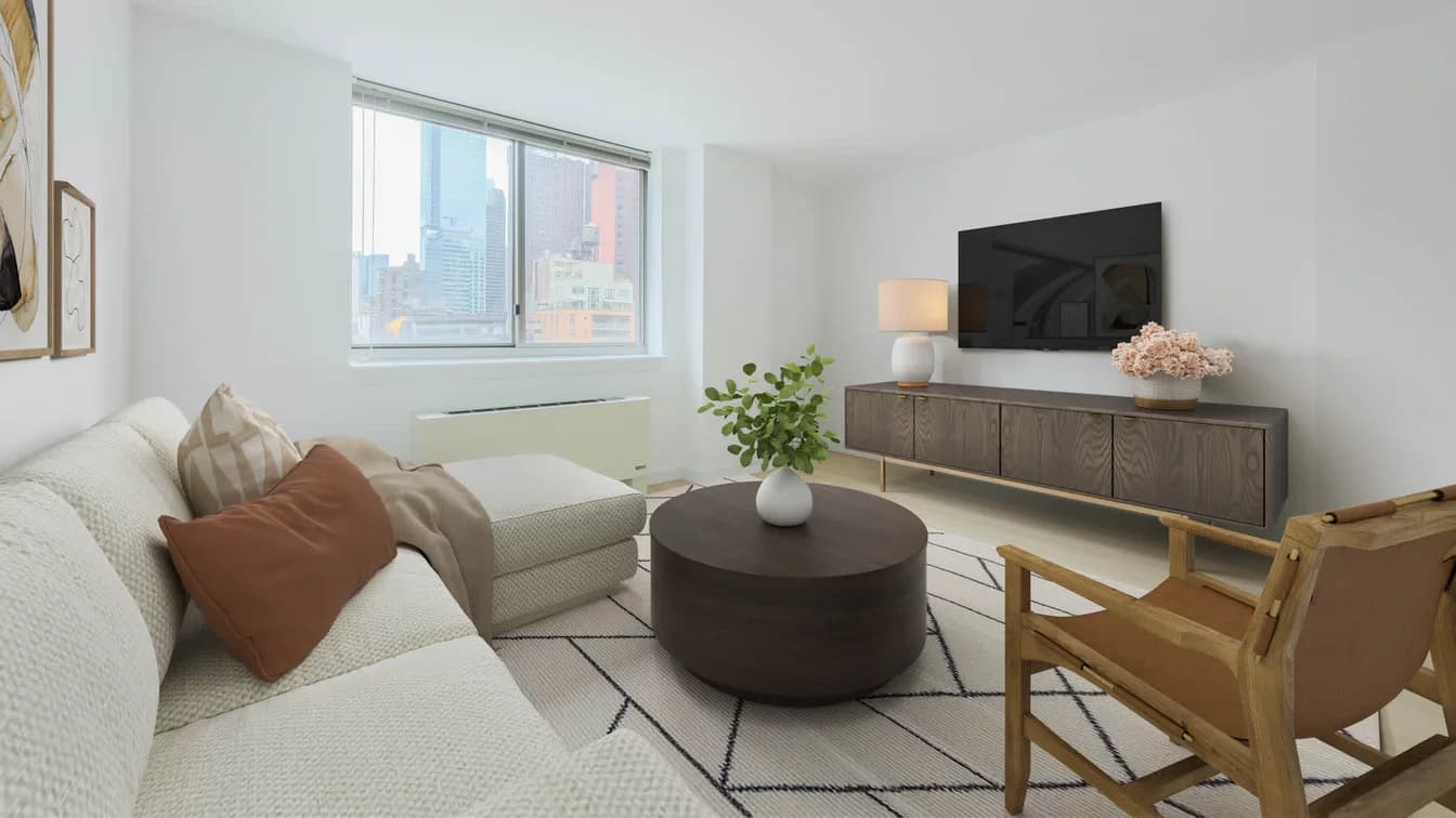 400 West 37 Street #9S, Manhattan, NY 10018 apartment_living_room 1