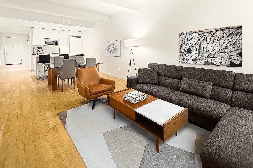 90 William Street #7G, Manhattan, NY 10038 apartment_living_room 1