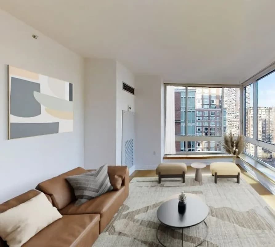300 North End Avenue #11F, Manhattan, NY 10282 apartment_living_room 1