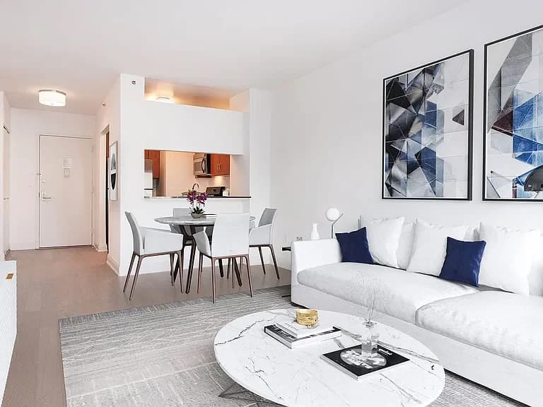 222 East 34 Street #1409, Manhattan, NY 10016 apartment_living_room 1