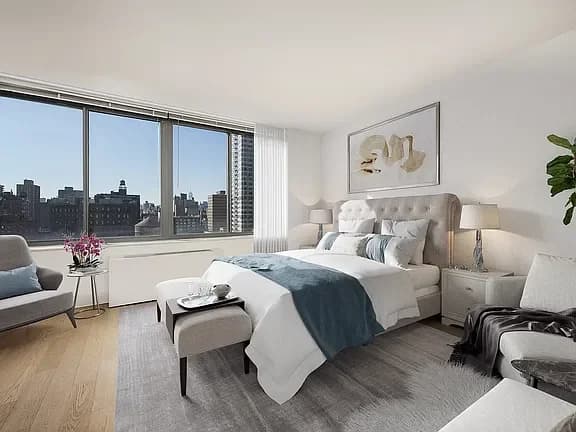222 East 34 Street #1701, Manhattan, NY 10016 apartment_bedroom_room 1