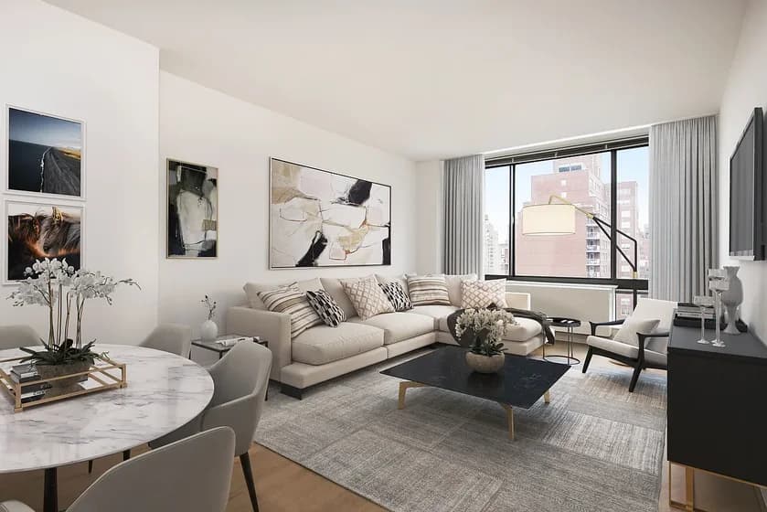 222 E 34 St #1705, Manhattan, NY 10016 apartment_living_room 1