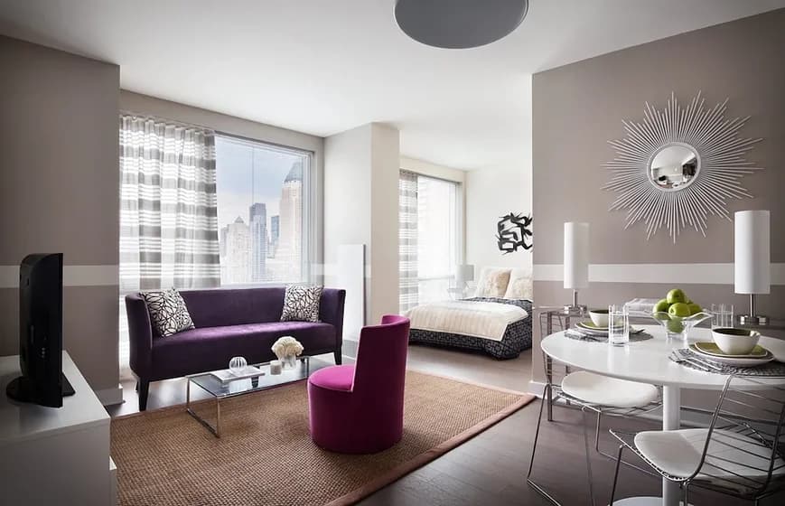460 West 42 Street #43R, Manhattan, NY 10036 apartment_living_room 1