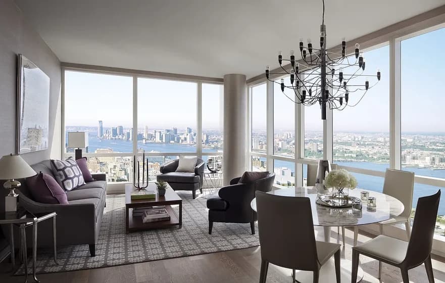 460 West 42 Street #75A, Manhattan, NY 10036 apartment_living_room 1