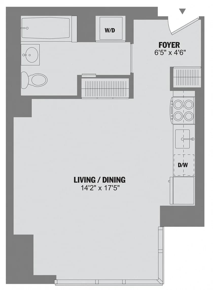 885 6 Ave #CN-21D, Manhattan, NY 10001 apartment_floor_plan 1