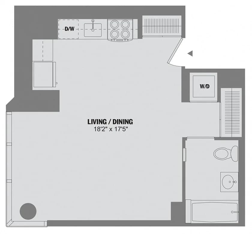 885 6 Ave #CN-23A, Manhattan, NY 10001 apartment_floor_plan 1