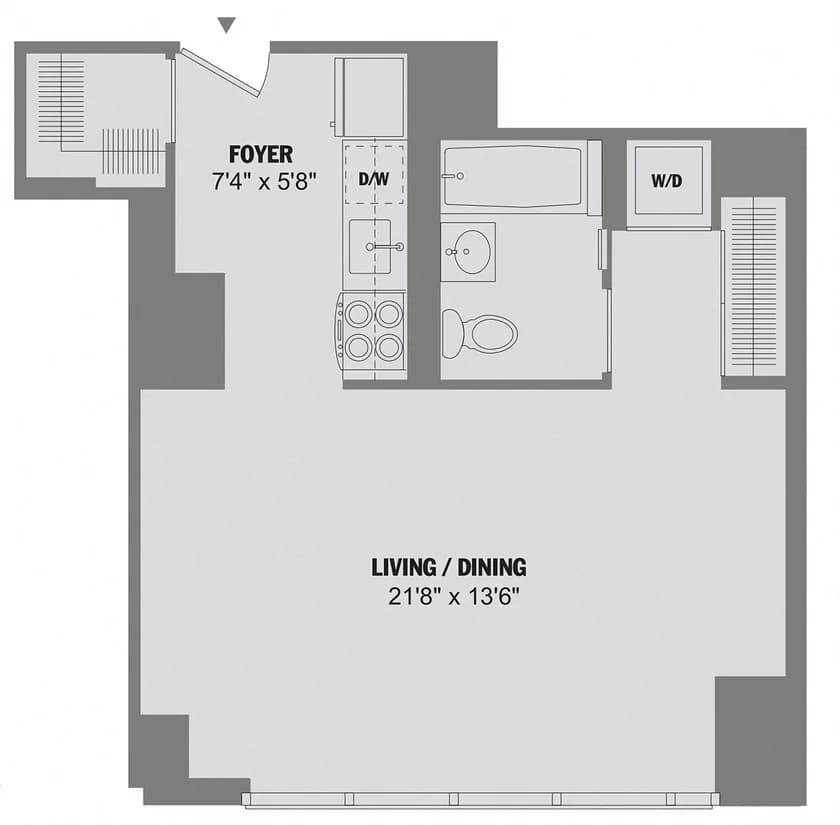 885 6 Ave #CN-23K, Manhattan, NY 10001 apartment_floor_plan 1