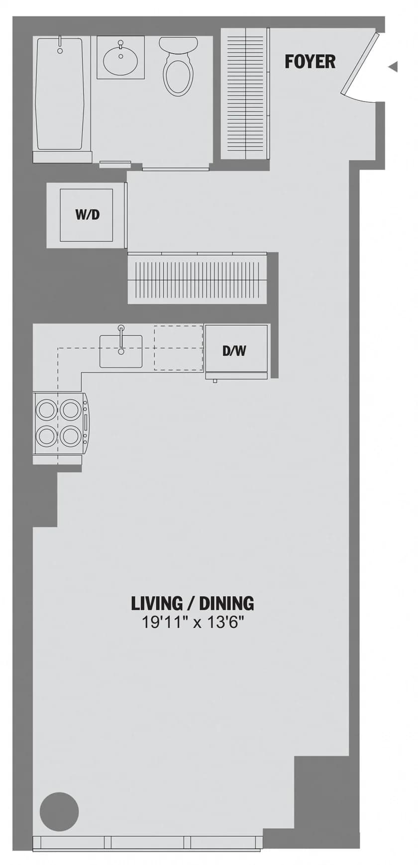 885 6 Ave #CN-28B, Manhattan, NY 10001 apartment_floor_plan 1