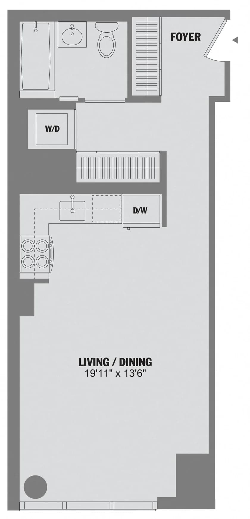 885 6 Ave #CN-28B, Manhattan, NY 10001 apartment_floor_plan 1