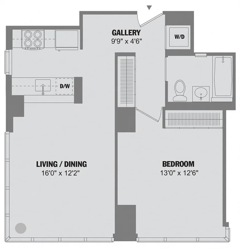 885 6 Ave #CN-35H, Manhattan, NY 10001 apartment_floor_plan 1