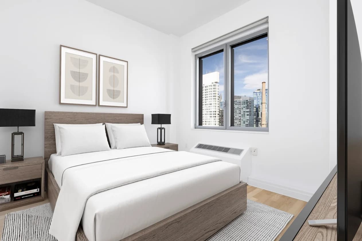 Mercedes House 550 West 54 Street #24O, Manhattan, NY 10019 apartment_bedroom_room 1