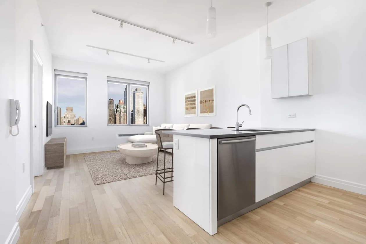 Mercedes House 550 West 54 Street #27O, Manhattan, NY 10019 apartment_living_room 1