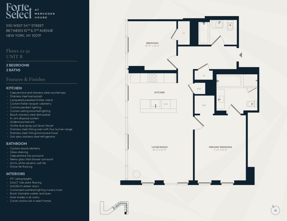 550 West 54 Street #3B, Manhattan, NY 10019