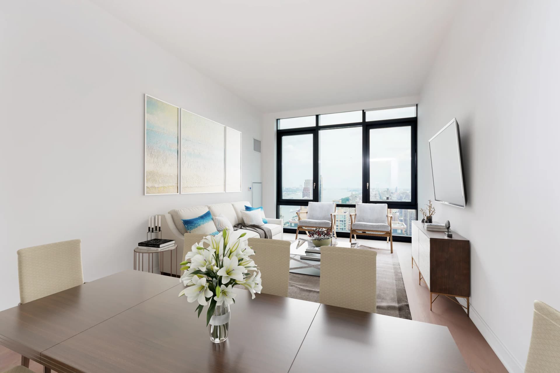 21 West End Avenue #3611, Manhattan, NY 10023 apartment_living_room 1
