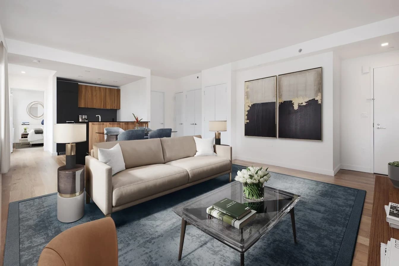 411 West 35 Street #7-N, Manhattan, NY 10018 apartment_living_room 1
