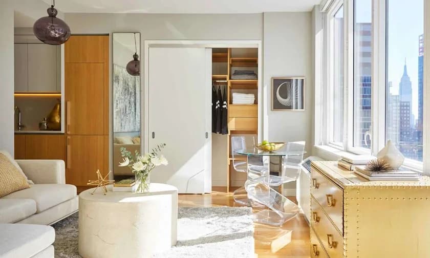 Sky 605 West 42 Street #44K, Manhattan, NY 10036 apartment_living_room 1