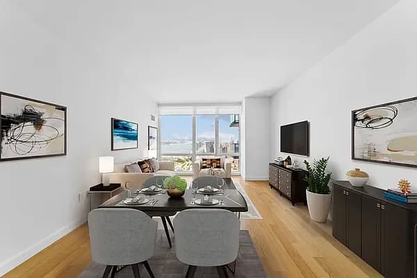 Sky 605 West 42 Street #44W, Manhattan, NY 10036 apartment_living_room 1