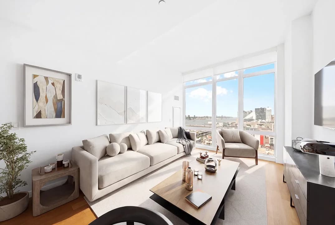 Sky 605 West 42 Street #44W, Manhattan, NY 10036 apartment_living_room 1