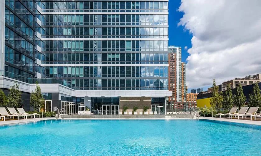 Sky 605 West 42 Street #58R, Manhattan, NY 10036 amenity_pool_exterior 1