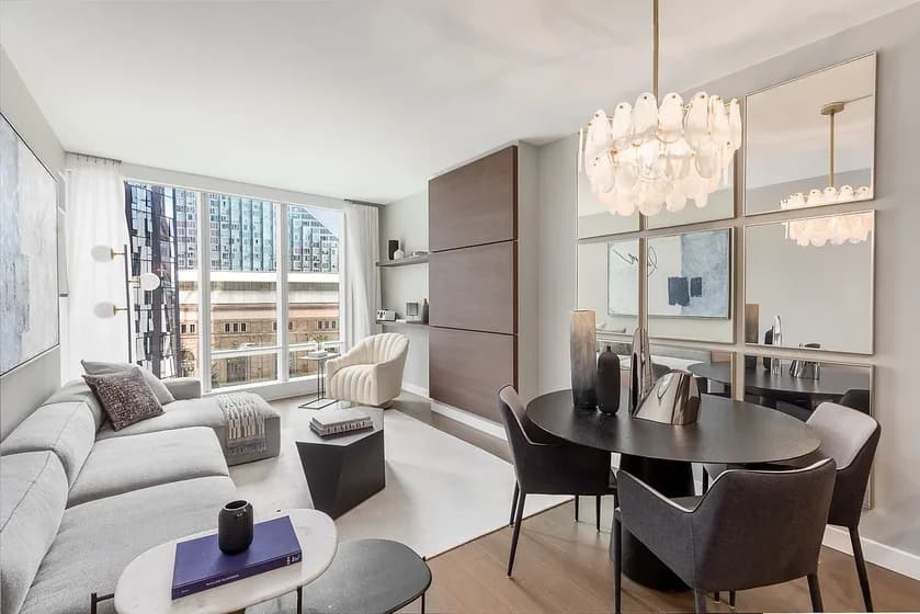 400 West 61 Street #0514, Manhattan, NY 10023 apartment_living_room 1